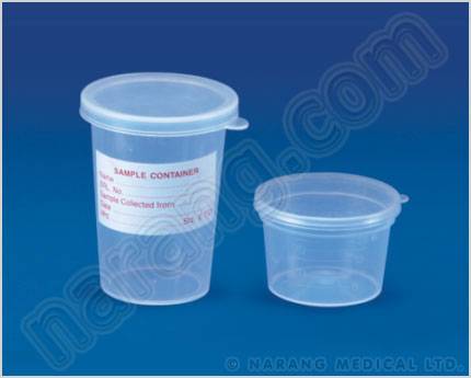 Plastic Sample Container (Press & Fit Type)