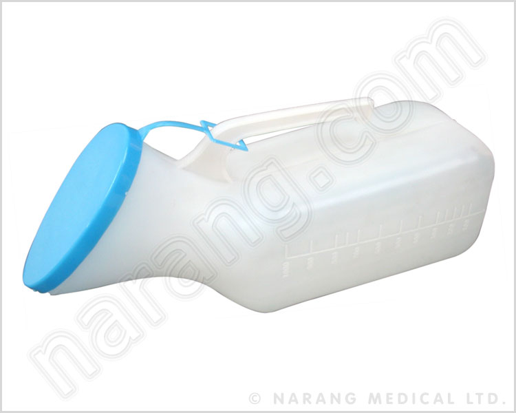 Urinal for Adult (Female), Plastic (white HDPE)