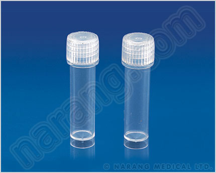 Plastic Storage Vial With O-Ring